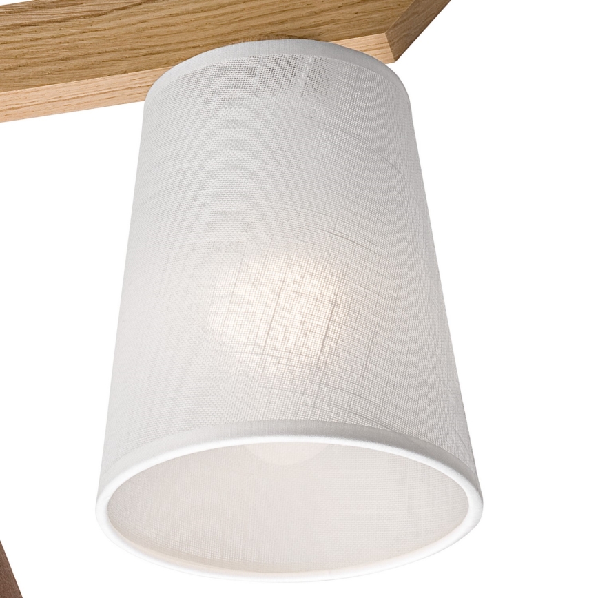 Припотолочная люстра ANTONIO 3xE14/40W/230V дуб