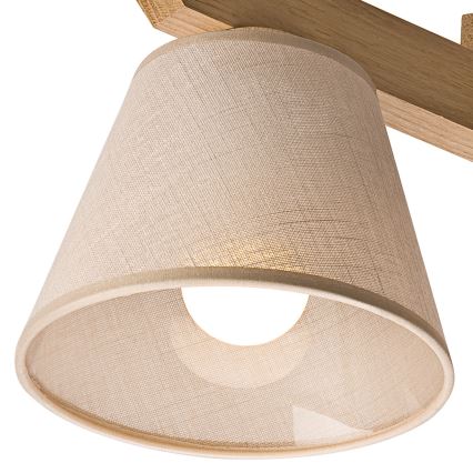 Припотолочная люстра ANTONIO 3xE14/40W/230V дуб