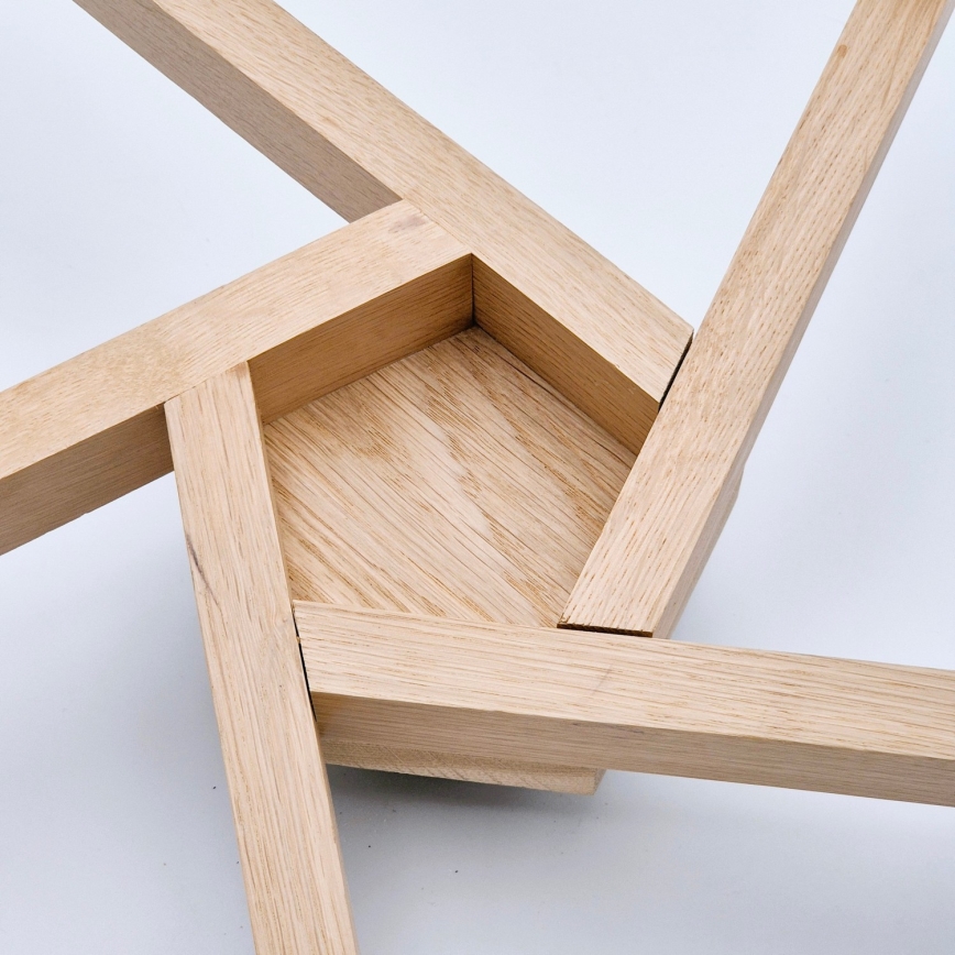 Припотолочная люстра ANTONIO 5xE14/40W/230V дуб