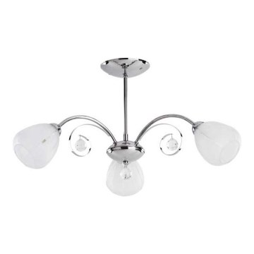 Припотолочная люстра APOLLO 3xE14/10W/230V блестящий хром