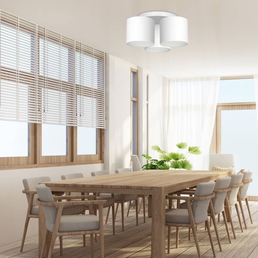 Припотолочная люстра ARDEN 3xE27/60W/230V белая