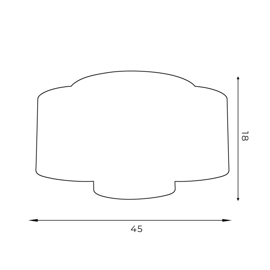 Припотолочная люстра ARDEN 3xE27/60W/230V белая/золотая