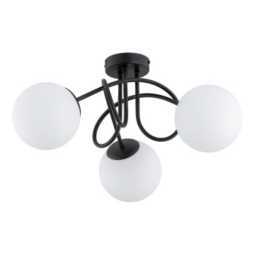 Припотолочная люстра BANKO 3xE14/10W/230V черный