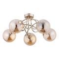 Припотолочная люстра BANKO 5xE14/10W/230V латунь
