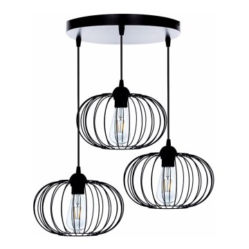 Припотолочная люстра BOCCA 3xE27/60W/230V