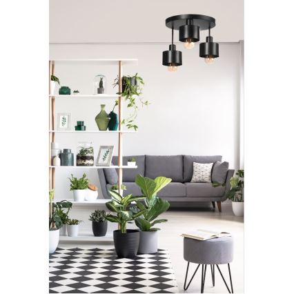 Припотолочная люстра BODO 3xE27/60W/230V