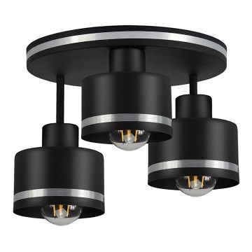 Припотолочная люстра BODO SILVER 3xE27/60W/230V