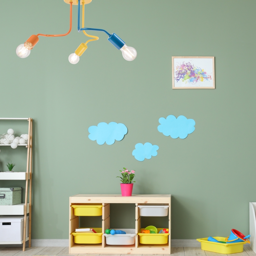 Припотолочная люстра CHARLIE 3xE27/60W/230V