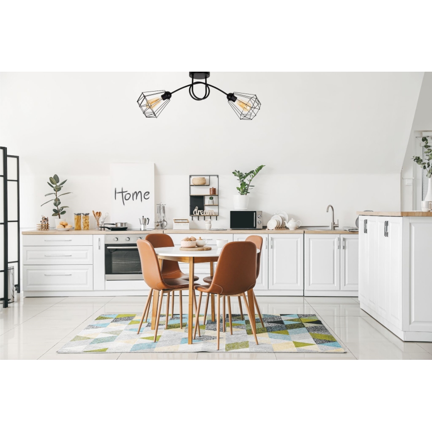 Припотолочная люстра DIAMENT 2xE27/60W/230V