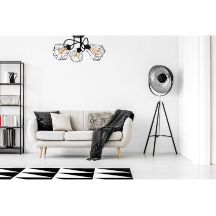 Припотолочная люстра DIAMENT 3xE27/60W/230V