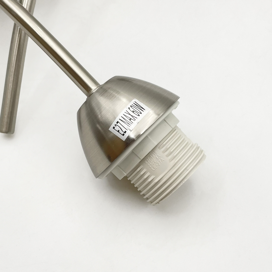 Припотолочная люстра DONNA 3xE27/60W/230V никель