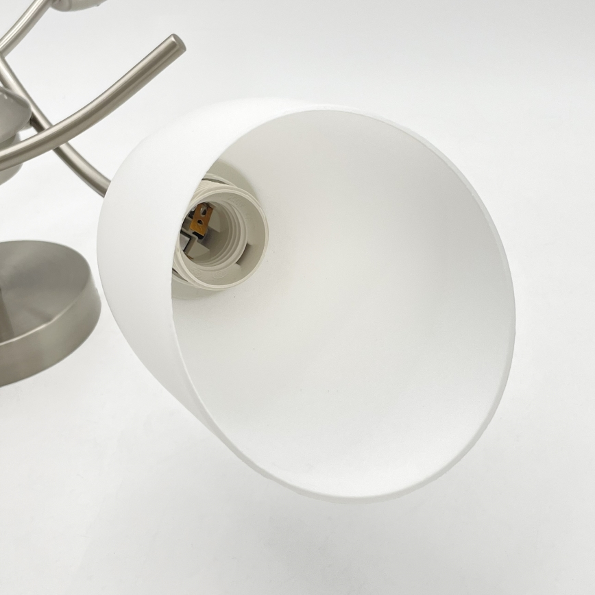 Припотолочная люстра DONNA 3xE27/60W/230V никель