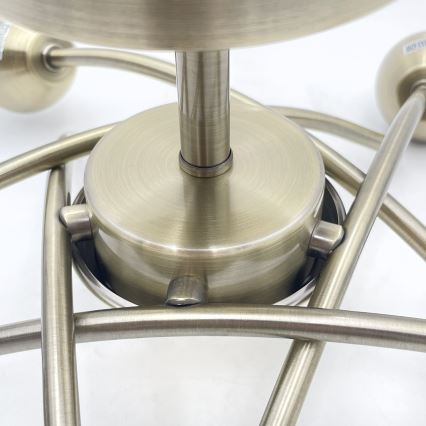 Припотолочная люстра DONNA 5xE27/60W/230V патина