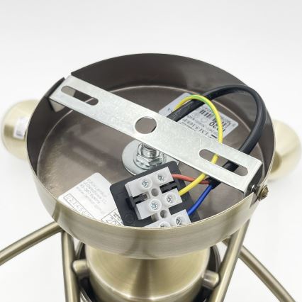 Припотолочная люстра DONNA 5xE27/60W/230V патина