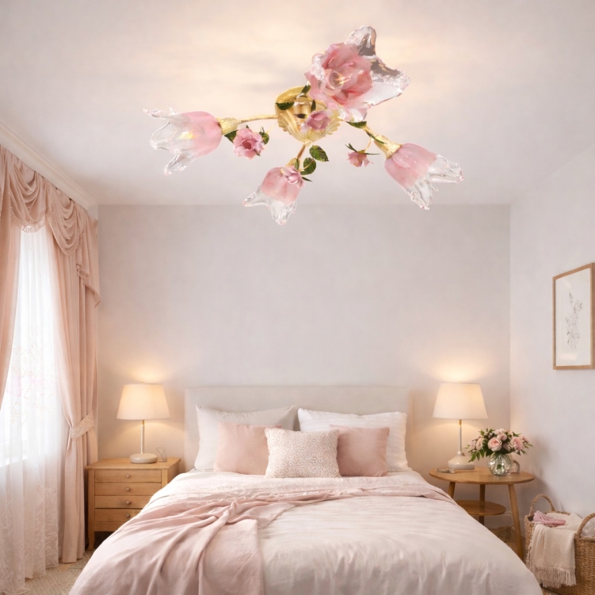 Припотолочная люстра FIORINTINO 4xE14/40W/230V