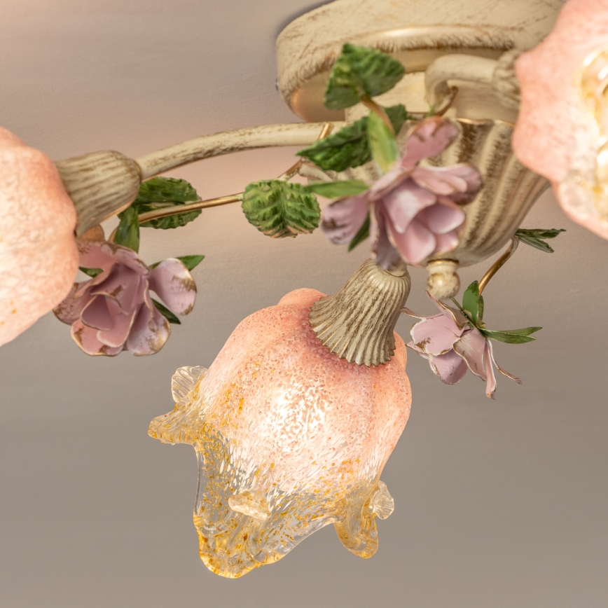 Припотолочная люстра FIORINTINO 4xE14/40W/230V