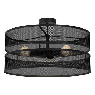 Припотолочная люстра GLUM 3xE27/60W/230V черная