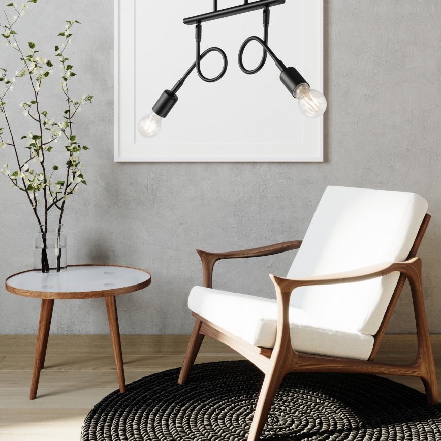 Припотолочная люстра HARRY 2xE27/60W/230V