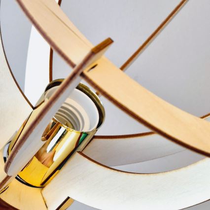 Припотолочная люстра LANDO 1xE27/15W/230V диаметр 21 см бук