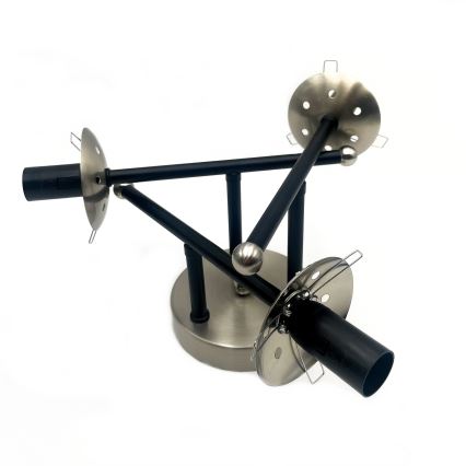 Припотолочная люстра MALENA 3xE14/5W/230V черный/дымчатый