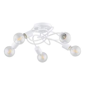 Припотолочная люстра MAXIS 5xE27/15W/230V белый