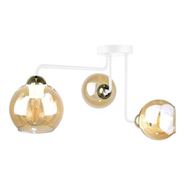 Припотолочная люстра MONDE WHITE 3xE27/60W/230V