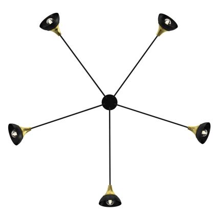 Припотолочная люстра NERGIS 5xE27/60W/230V