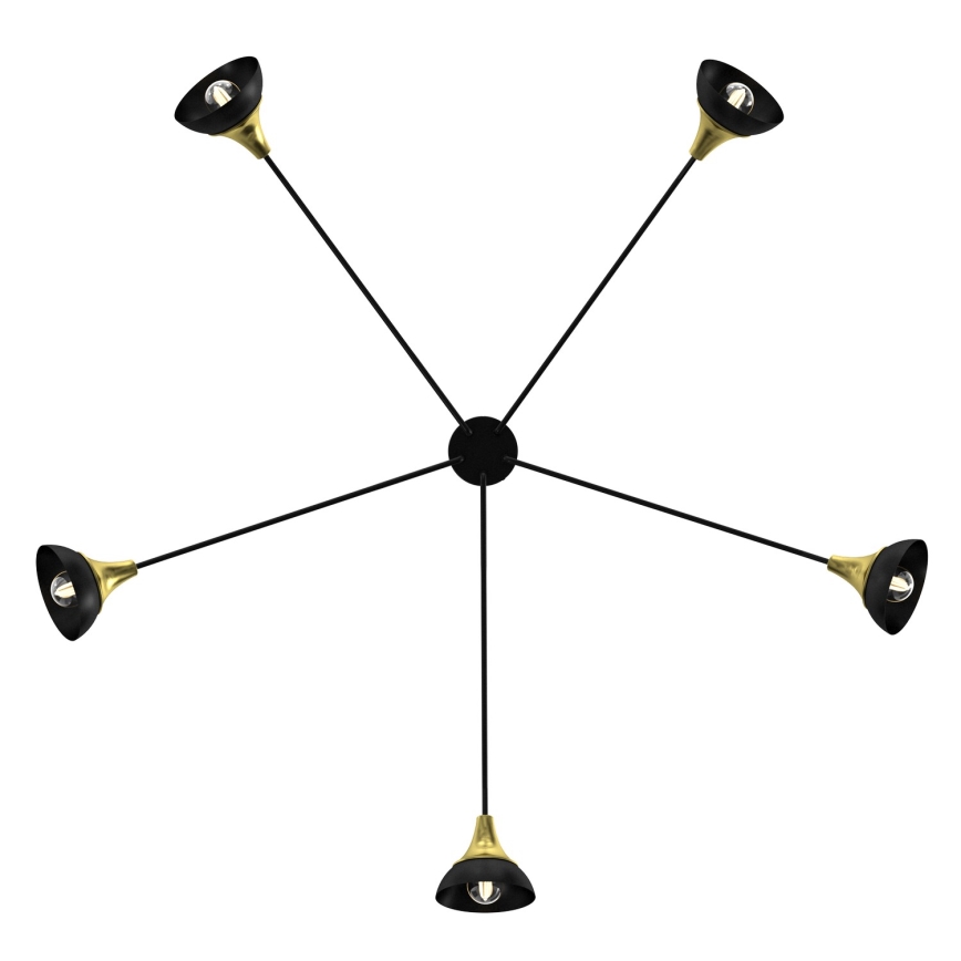 Припотолочная люстра NERGIS 5xE27/60W/230V