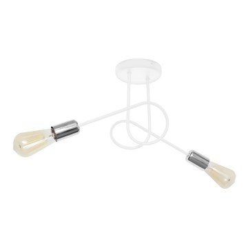 Припотолочная люстра OXFORD 2xE27/15W/230V белая