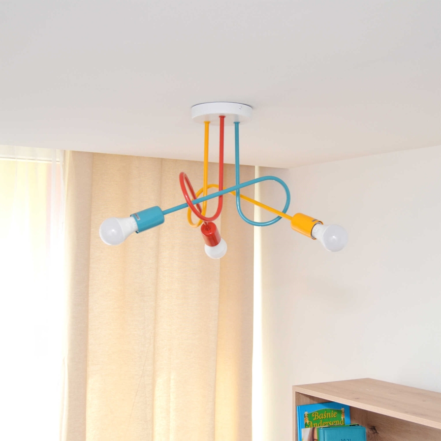 Припотолочная люстра OXFORD 3xE27/15W/230V