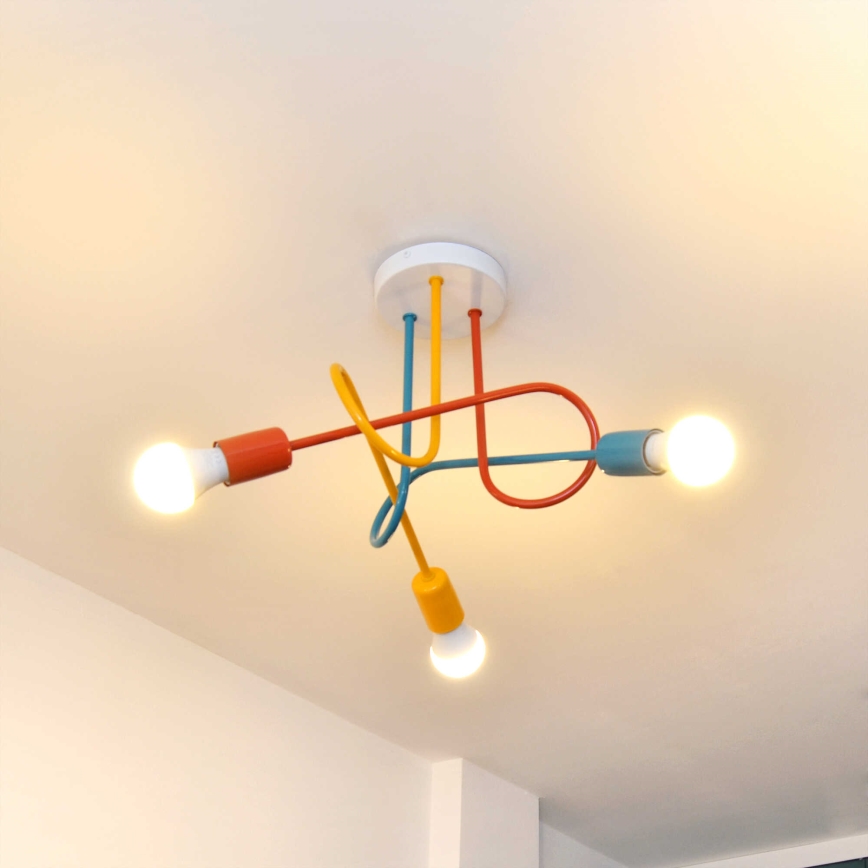 Припотолочная люстра OXFORD 3xE27/15W/230V