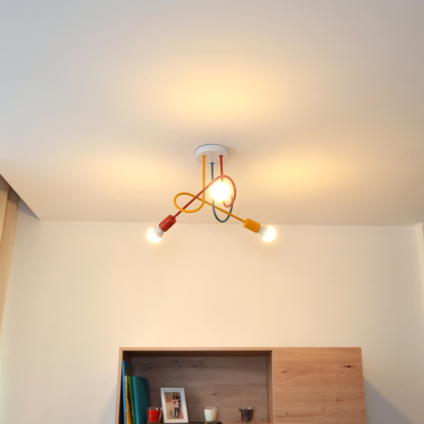 Припотолочная люстра OXFORD 3xE27/15W/230V