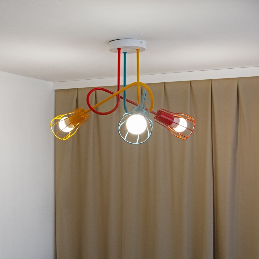 Припотолочная люстра OXFORD 3xE27/15W/230V