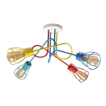 Припотолочная люстра OXFORD 4xE27/15W/230V