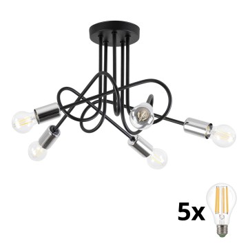 Припотолочная люстра OXFORD 5xE27/15W/230V