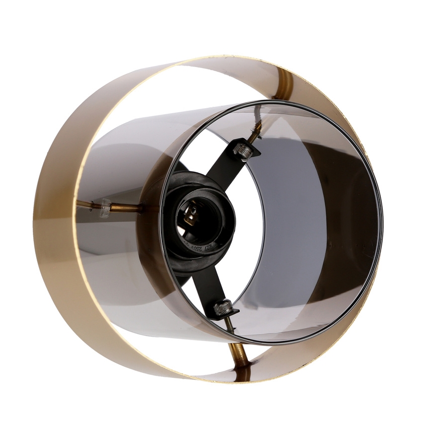 Припотолочная люстра SPIEGA 1xE27/60W/230V золотистый/черный