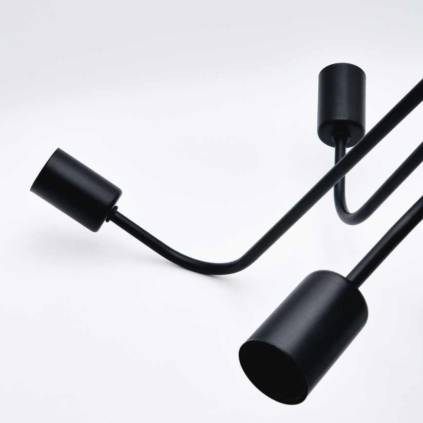 Припотолочная люстра TRINITY 5xE27/15W/230V черный