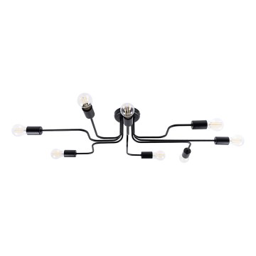 Припотолочная люстра VECTOR 8xE27/15W/230V черный