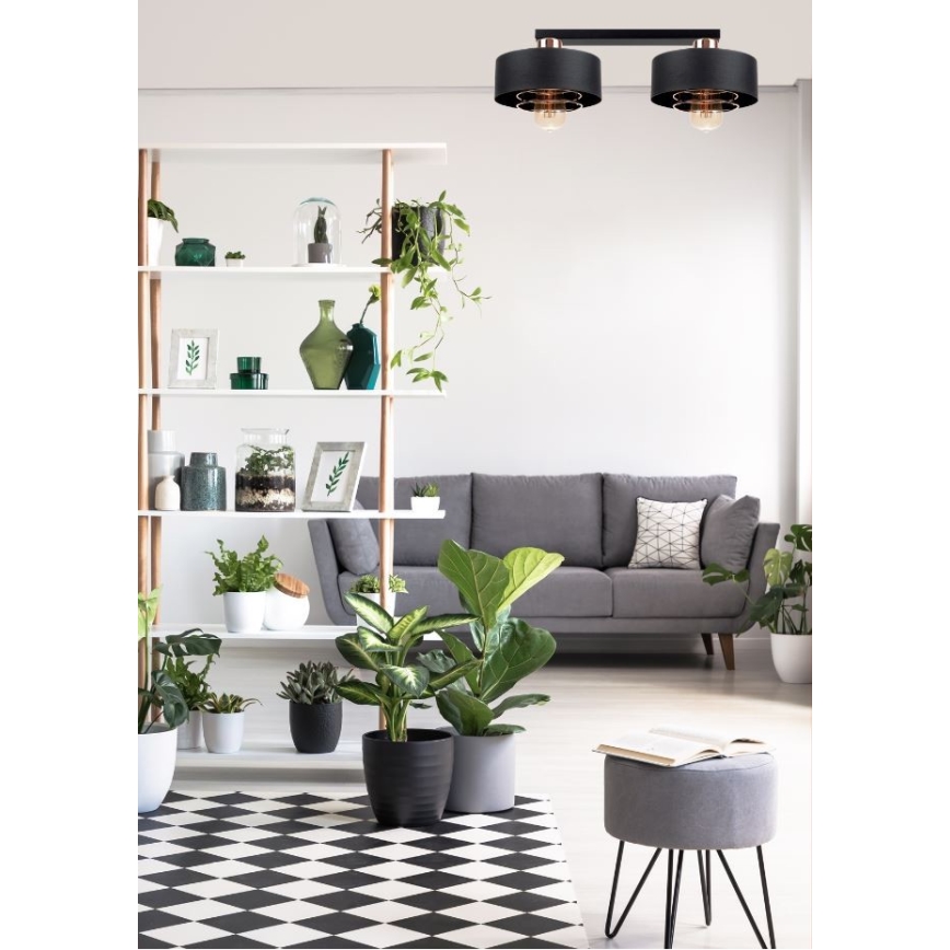 Припотолочная люстра VEST 2xE27/60W/230V