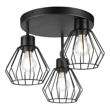 Припотолочная люстра AUDREY 3xE27/60W/230V черный