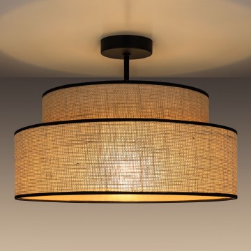 Припотолочная люстра BOHO 1xE27/60W/230V диаметр 40 см бежевый