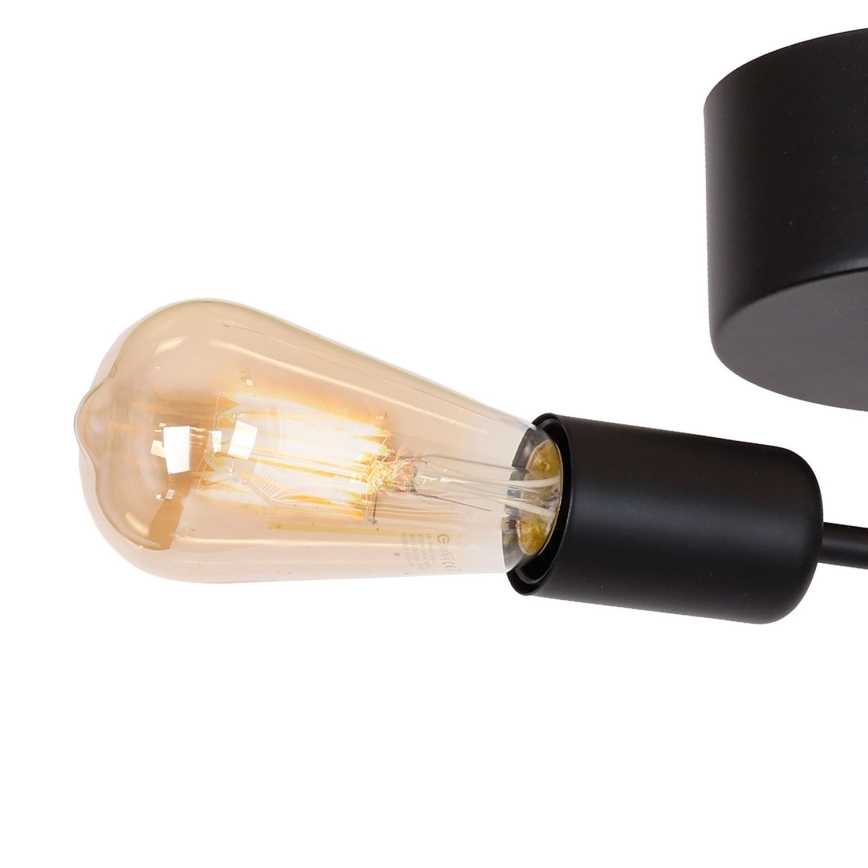 Припотолочная люстра BRENDA 2xE27/60W/230V черная
