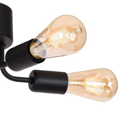Припотолочная люстра BRENDA 5xE27/60W/230V черная