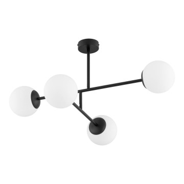 Припотолочная люстра DILON 4xE14/10W/230V черный
