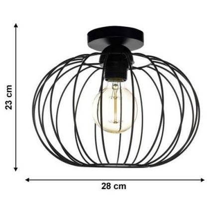 Припотолочная люстра EARTH L 1xE27/60W/230V