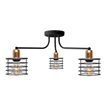 Припотолочная люстра EDISON 3xE27/15W/230V