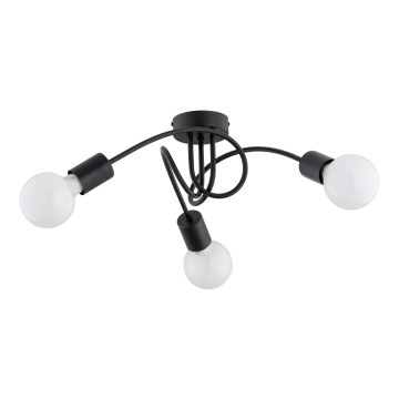 Припотолочная люстра FARTA 3xE27/15W/230V черный