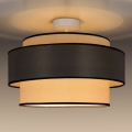 Припотолочная люстра GRACE 1xE27/60W/230V диаметр 40 см кремовый/серый