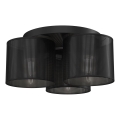 Припотолочная люстра LOFT SHADE 3xE27/60W/230V черная