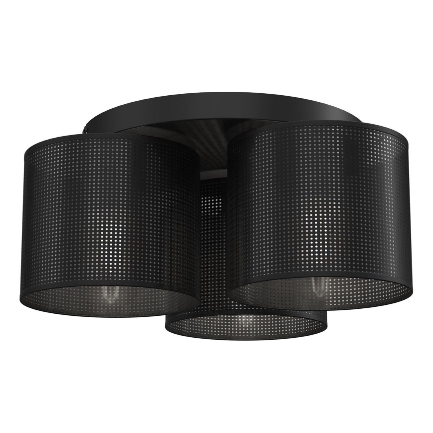Припотолочная люстра LOFT SHADE 3xE27/60W/230V черная